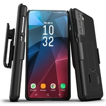 Encased Samsung Galaxy S21 Belt Clip Case (Duraclip) (2021) Slim Phone Cover with Holster - Black