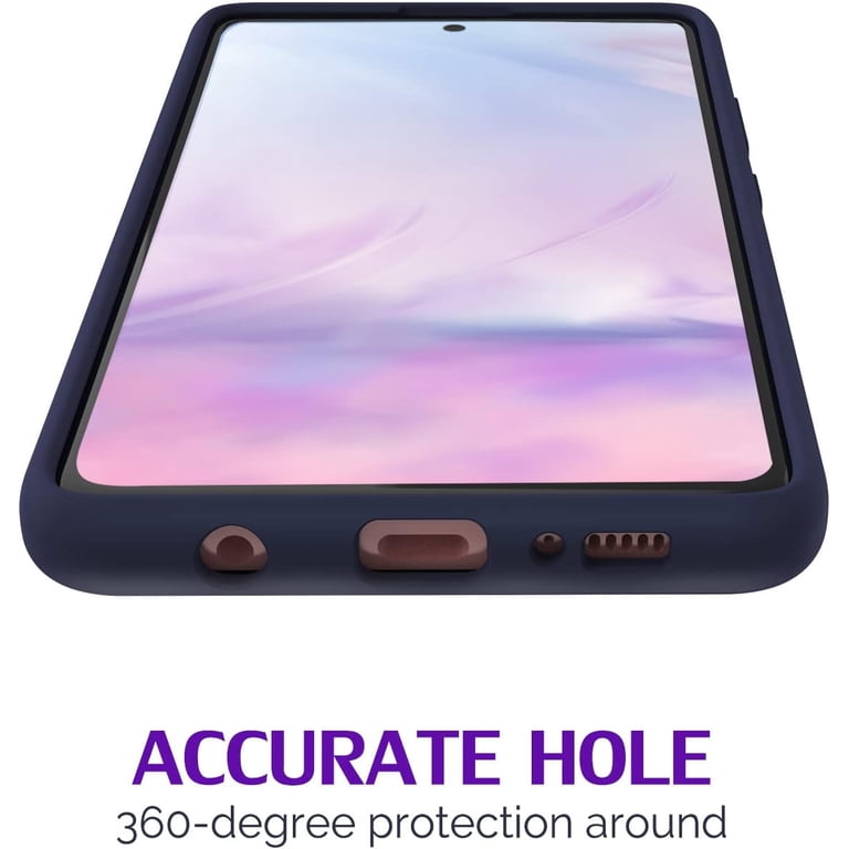 Galaxy A51 5G Case, Samsung A51 5G Case Liquid Silicone Case Dual Layer Hybrid Hard PC Soft Silicone Gel Rubber Bumper Slim Shockproof Protective Phone Case for Samsung Galaxy A51 5G,Night Blue - Galaxy A51 5G Case, Samsung A51 5G Case Liquid Silicone Case Dual Layer Hybrid Hard PC Soft Silicone Gel Rubber Bumper Slim Shockproof Protective Phone Case for Samsung Galaxy A51 5G,Night Blue -