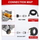 thumbnail image 3 of Bomba de lavado a presión M MINGLE horizontal con eje de 3/4" - Bomba para hidrolavadora de 3000 PSI - Compatible con Troybilt, Simpson, Karcher, Honda, Excell y más - Entrada y salida traseras, 3 of 7