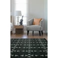 thumbnail image 2 of Kaleen Solitaire Collection - Charcoal 8' x 11' 100% Bamboo Silk Rug, 2 of 4