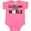 thumbnail image 3 of Inktastic Cleveland Vs. the World with Baseball Boys or Girls Baby Bodysuit, 3 of 5