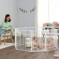 thumbnail image 5 of Regalo 194 Inch Super Wide Adjustable Baby Gate and Play Yard for Ages 6 to 24 Months, 5 of 13