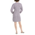 thumbnail image 2 of MICHAEL Michael Kors womens  Cable Alpaca-Blend Sweaterdress, m, Purple, 2 of 3