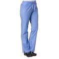 thumbnail image 3 of Maevn Red Panda Women's V-Neck Two Pocket Solid Top &Half Elastic Pant Scrub Set, 3 of 5