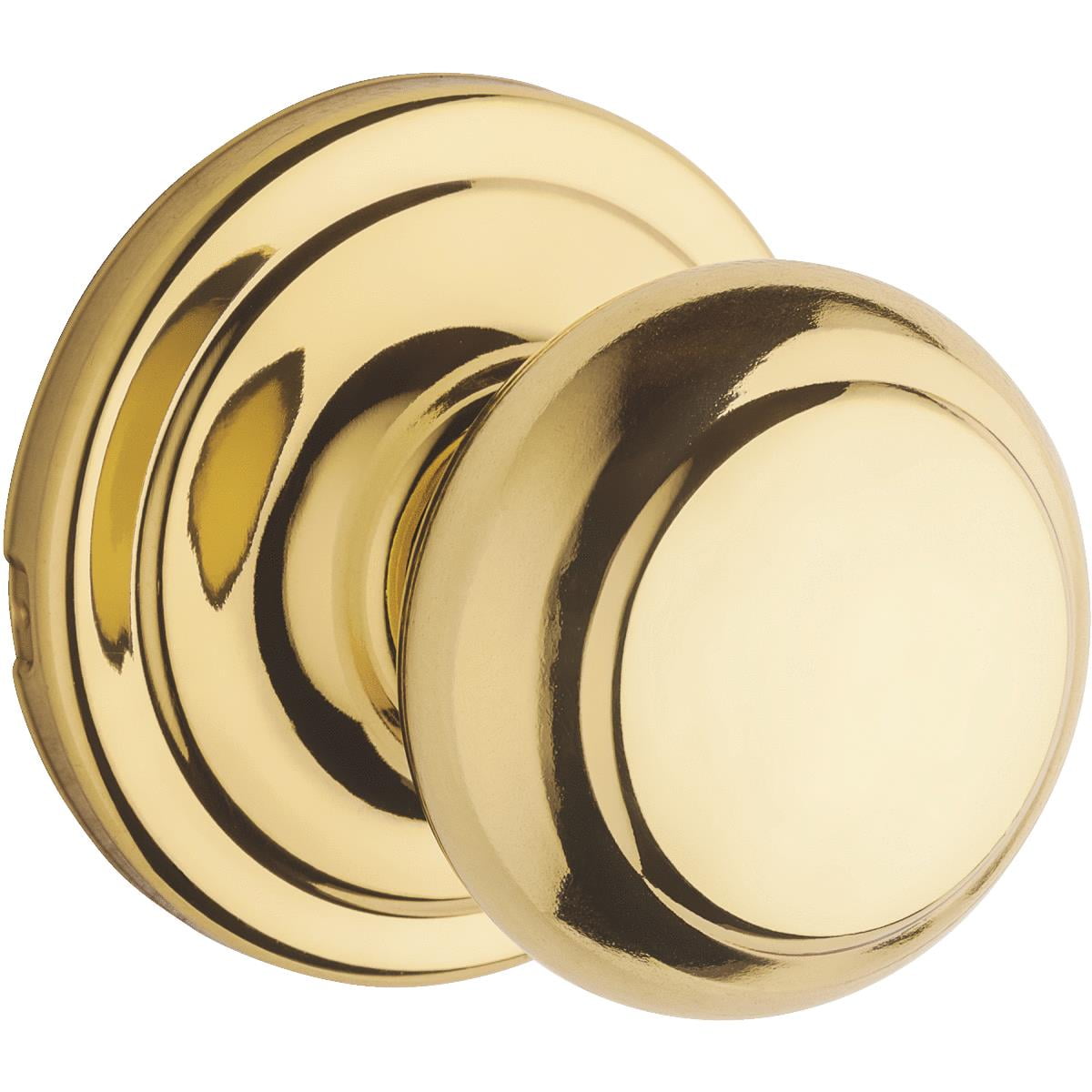 Weiser Home Polished Brass Hall & Closet Door Knob GA101 T3 MS