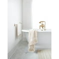 thumbnail image 3 of Delara Organic Cotton Bath Sheet 36"x70" 650 GSM Plush Soft Absorbent Quick-Dry Towel, GOTS & OEKO-TEX Certified, Ivory, 3 of 8