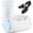 White, variant on Avoalre Shoe Washing Bag, 360° All-Around Cleaning with Microfiber Fibers, Top Hidden Zipper for Sneakers Running Shoes Machine Washable Reusable