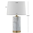 thumbnail image 5 of SAFAVIEH Olga Modern 28 In. High Table Lamp, Silver, Set of 2, 5 of 6