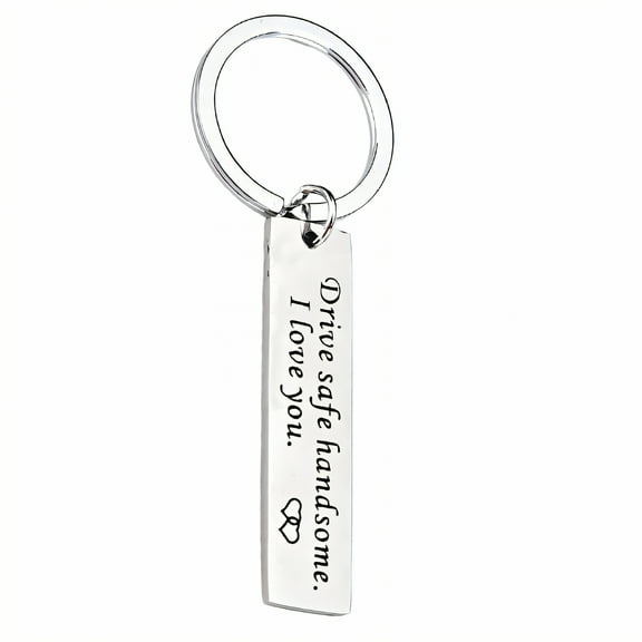 DESIGNICE Key Chain,Elegant Long Shape Cute Keychains for Women,Suitable Accessories Keychain Charms,Silver