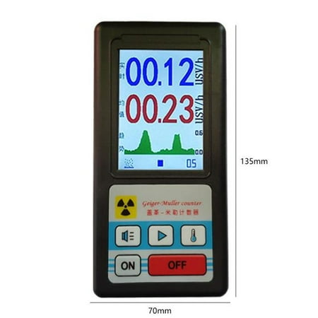 

Tool Nuclear Radiation Detector With Display Screen X-Ray Beta Gamma Detector Geiger Counter Radioactivity Detector