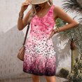 thumbnail image 3 of Summer Dress for Women,Dress for Women,Womens Summer Fashion Printing Pocket Sleeveless V-Neck Dress,Womens Summer Dress,Womens Summer Dress, 3 of 5