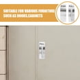 thumbnail image 3 of WEUVEB 2Jgo Resistentes De Acero Inoxidable Para Puertas Y Cajones Con Acabado Plateado, 3 of 8