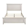 thumbnail image 7 of White Finish 5pc Set Bedroom King Classic Bed Nightstand Chest Dresser Mirror Classic Furniture, 7 of 7