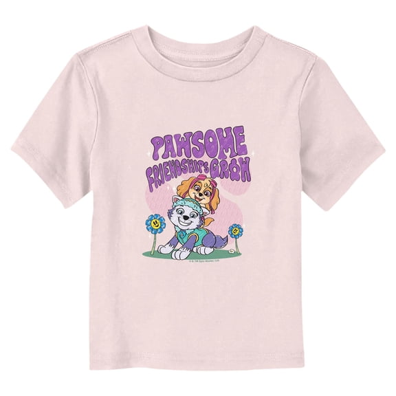 Toddler PAW Patrol Skye and Everest Friendships Grow T Shirt