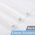 thumbnail image 5 of Tier Curtains for Bathroom, 45inch Length Window Curtain Panels, Set of 2, White, 26"W x 45"L, 5 of 7