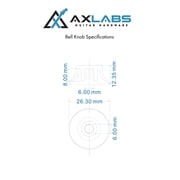 AxLabs Bell Knobs - 18 Spline (Set of 2)