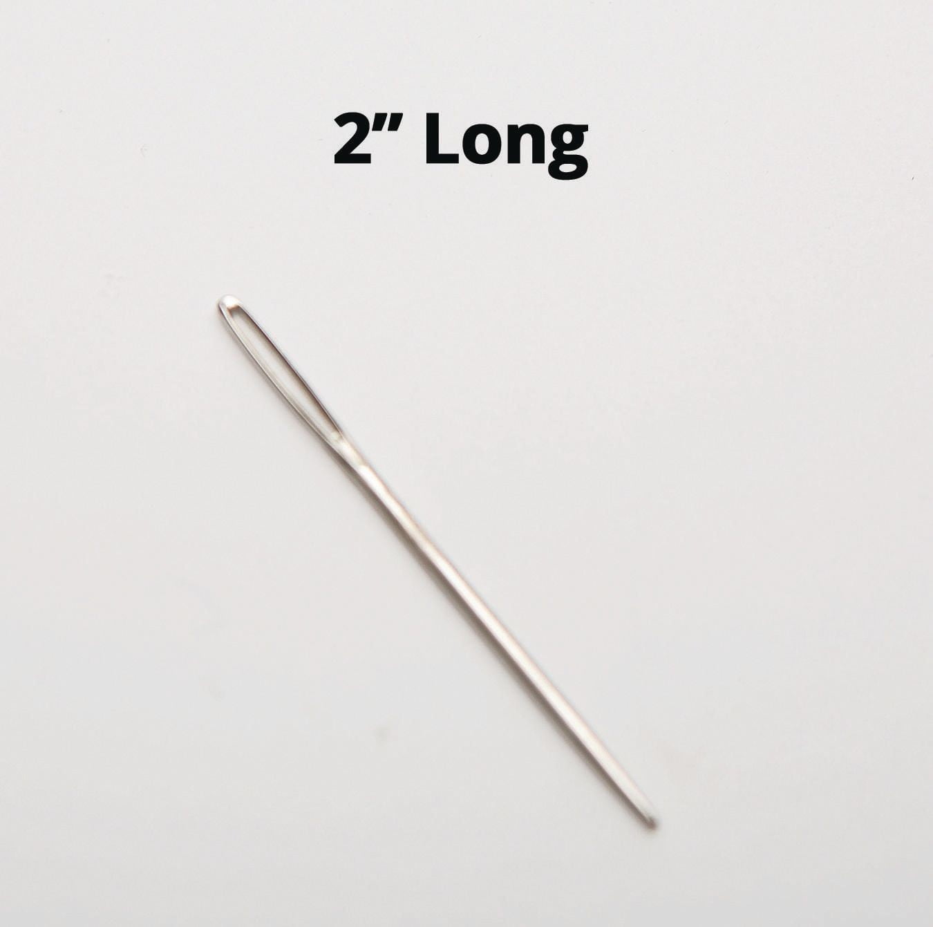 (Price/25 /Pack)Darice Large Eye Needles - Steel