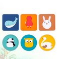 thumbnail image 6 of Milisten 12 Pcs Door Crash Pad Door Knob Wall Protectors Cartoon Self Adhesive Bumper Guard Stopper Anti Collision Silicone Pad (Random Pattern), 6 of 8