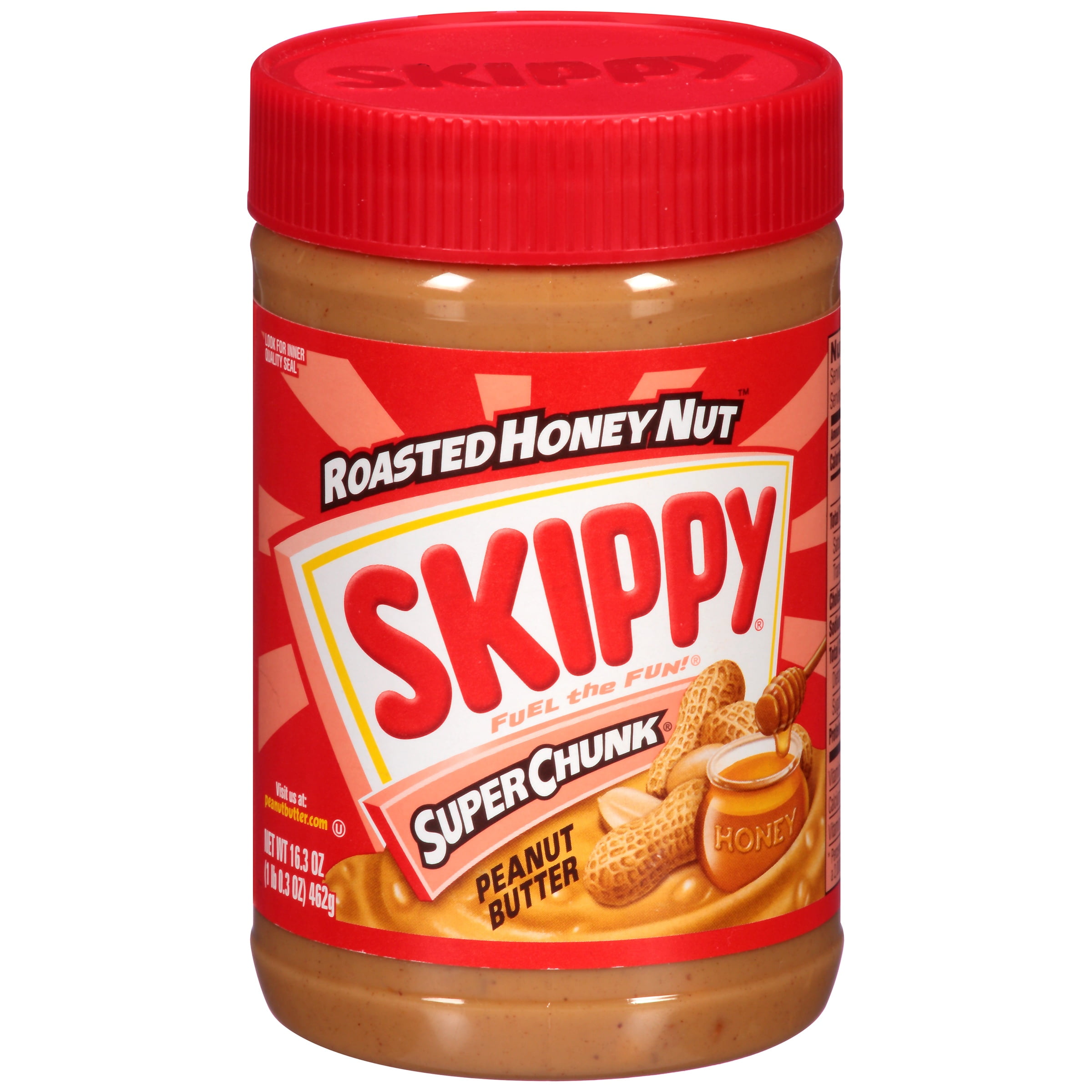 Skippy Super Chunk Roasted Honey Nut Peanut Butter 16 3 Oz Walmart Com Walmart Com Skippy Super Chunk Roasted Honey Nut Peanut Butter 16 3 Oz Walmart Com Walmart Com