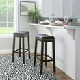 thumbnail image 5 of Linon Claridge 2 Pk Black Bar Stool, 5 of 16