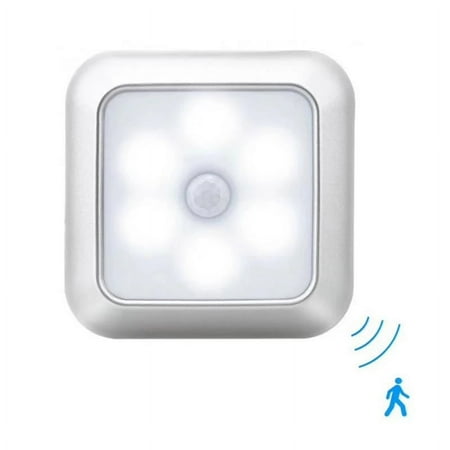 

Furulu Battery Powered LED Motion Sensor Night Light Wireless Lighting Stairs Light Bedroom Wall Lamp For Cupboard Toilet Wardrobe Home