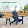 thumbnail image 3 of Dycanpo Outdoor Side Table for Patio, Small Round End Table Weather-Resistant for Living Room, Bedroom, Navy, 3 of 9