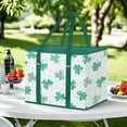 thumbnail image 2 of LAIQIEN Foldable Shopping Basket with Handle Nonwoven Storage Container for Groceries, 2 of 13