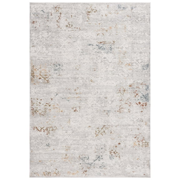 SAFAVIEH Princeton Theresa Abstract Area Rug, Light Beige/Grey, 8' x 10'