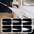 thumbnail image 5 of MORESEC under $5 2Pcs Lithium Battery Car Washer,1/4 Plug-in Universal Six-in-One Nozzle with Stainless Steel Tip, Portable Pressure Cleaner for Home and Vehicle Washing, High-Power Machine, 5 of 9
