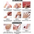 thumbnail image 5 of LAICAIW RUNRAYAY 24Pcs Press on Nails Medium, Heart Design Fake Nails with Nail Rhinestones, False Nails with Designs Acrylic Stick on Nails for Women and Girls, 5 of 5