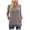 Coffee, variant on Sweatshirts for Women Round Neck Solid Color Long Sleeve Pullover Tops with Pocket