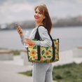 thumbnail image 5 of Travel Duffle Bag Leaves Avocado Travel Tote Bags Carry on Luggage Waterproof Weekender Bags with Top Handle Adjustable Shoulde Strap for Travel Gym, 5 of 5