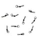 thumbnail image 2 of 10x Swivels Rig Tamaño 11 Aparejos de Pesca de Baja Matt Black, 2 of 6