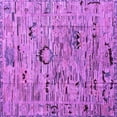 thumbnail image 1 of Ahgly Company Indoor Square Abstract Purple Modern Area Rugs, 3' Square, 1 of 4