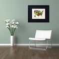 thumbnail image 3 of Trademark Fine Art 'United States Watercolor Map 2' Canvas Art by Michael Tompsett, Black Matte, Black Frame, 3 of 4