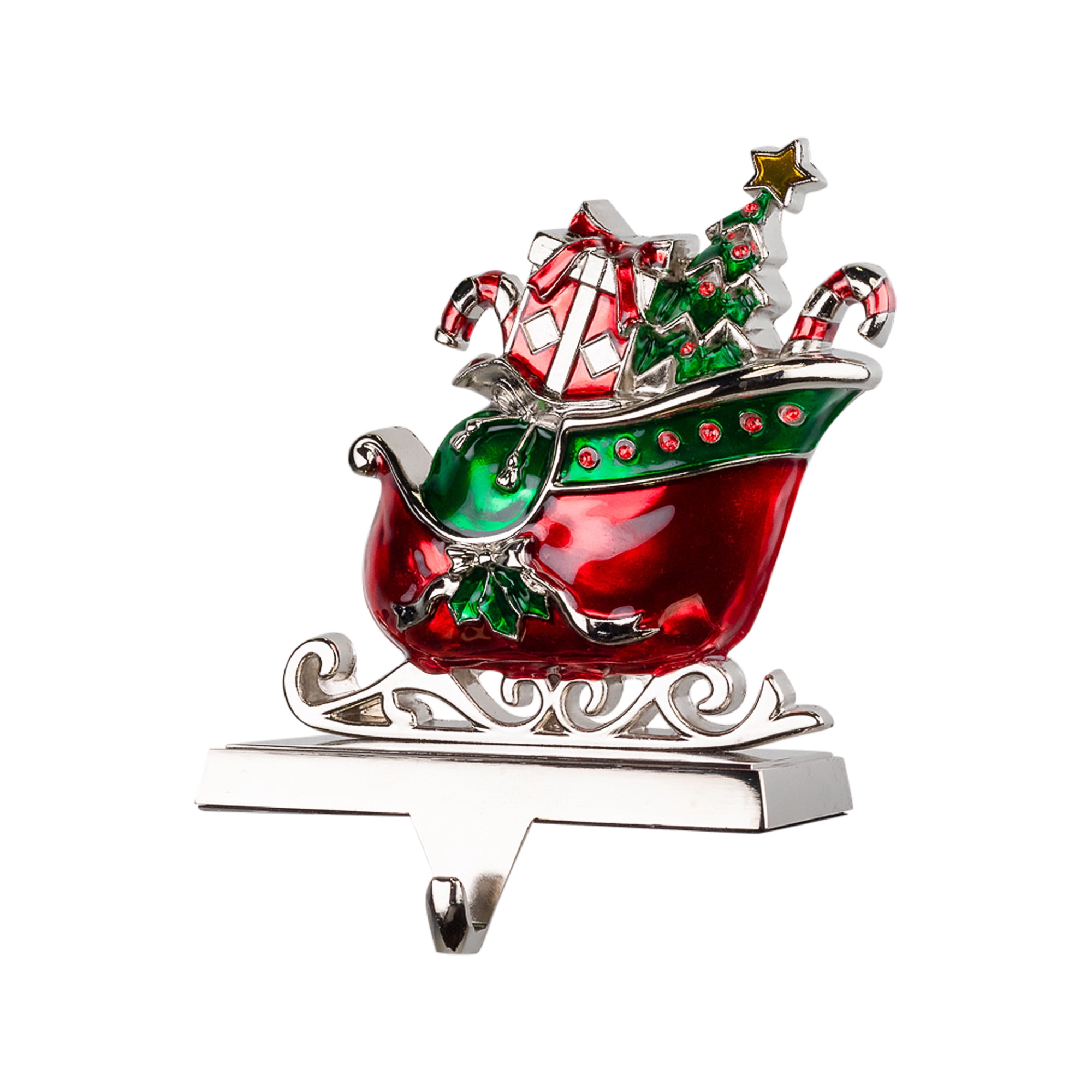 Northlight Present Filled Sleigh Christmas Stocking Holder - 5.5"