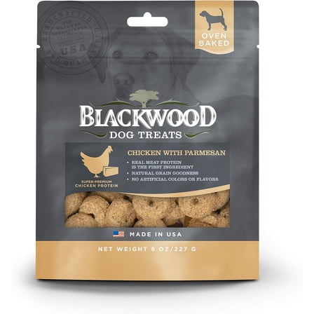Blackwood Oven Baked Dog Treats Chicken w/ Parmesan - 8 oz