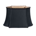 thumbnail image 1 of Cloth & Wire SI52058 Slant Fancy Oblong Softback Lampshade with Washer Fitter, Black (with Bronze Lining), 1 of 3