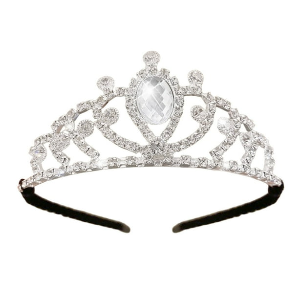 Diadema con perforaciones de agua para novias, bodas y celebraciones de 18 cumpleaños. Accesorio para el cabello.