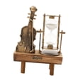 thumbnail image 1 of Reloj de Arena de Violín de Estilo Retro, Temporizador de Arena, Adorno de Escritorio, Base de Madera, Reloj de Arena Creativo para Habitación de Niño Colco reloj de arena de violín, 1 of 7