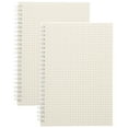 thumbnail image 1 of 2pcs Graph Paper Spiral Notebooks Math Engineering Grid Journal Note Books Notepads, 1 of 6