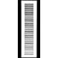 thumbnail image 3 of 4" x 26" Return Air Grille - Sidewall and Ceiling - HVAC Vent Duct Cover Diffuser - [White] [Outer Dimensions: 5.75w X 27.75" h], 3 of 5