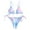 Multicolor, variant on Swimsuits for Women Women's Tie-Dye Print Bikini