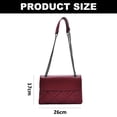 thumbnail image 2 of Bolso Bandolera Pequeño para Mujer, Monedero para Teléfono Celular, Bolsos De Hombro para Mujer, Monedero, PU, 26 * 17 cm, 2 of 5