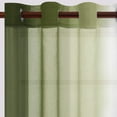 thumbnail image 4 of UKAP Rideaux Traitements Rideaux Décoration Maison Voile Transparent Luxe Intérieur Vert Olive 132x183cm/52*72 Po, 4 of 4