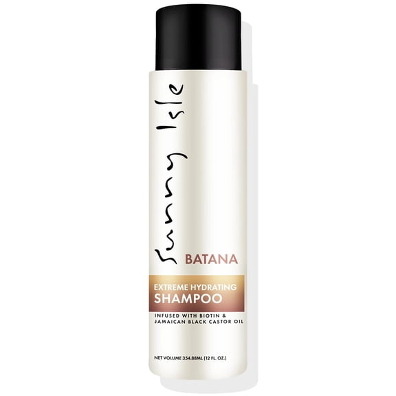 Sunny Isle Batana Anti-Thinning Shampoo Infused With Biotin - Jamaican Black Castor Oil - 12 fl oz