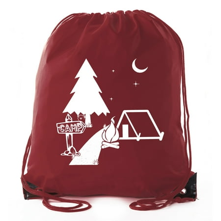 Mato & Hash Camp Drawstring Backpack for All Types of Camps and Birthday Parties