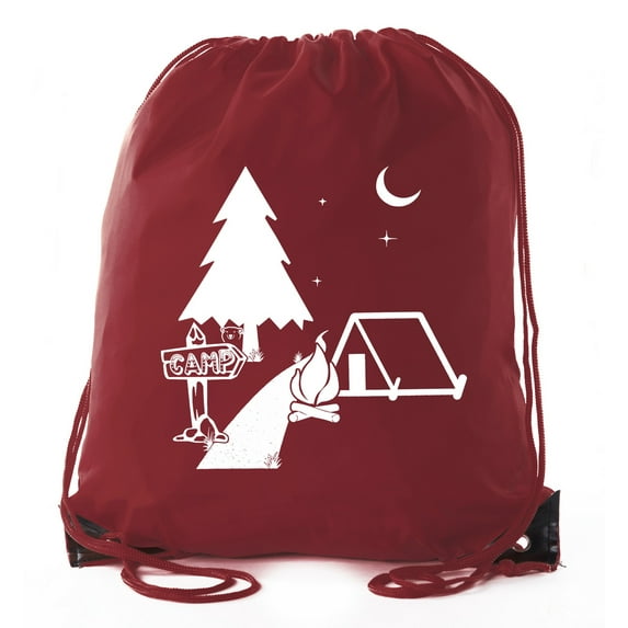 Mato & Hash Camp Drawstring Backpack for All Types of Camps and Birthday Parties