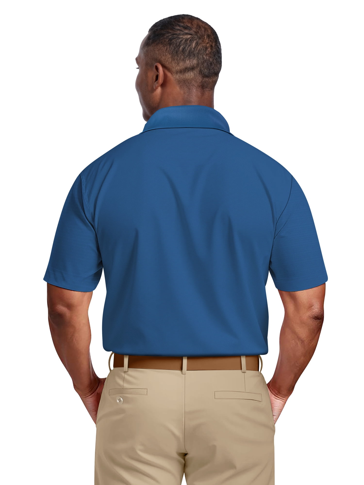 Ben Hogan Men's & Big Men's Performance Solid Polo Shirt with Short Sleeves, Sizes S-5XL