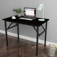 thumbnail image 4 of SOGES Bureau d'Ordinateur de 39,4 Pouces pour Petit Espace Petite Table Pliante, Noir, 4 of 8